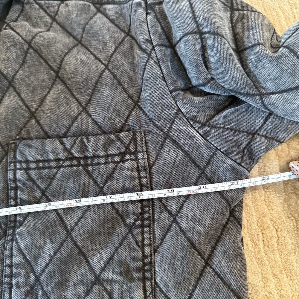 YF&B Young Fabulous & Broke Walker Denim Quilted Jacket Size Small Revolve Brand - Picture 4 of 7